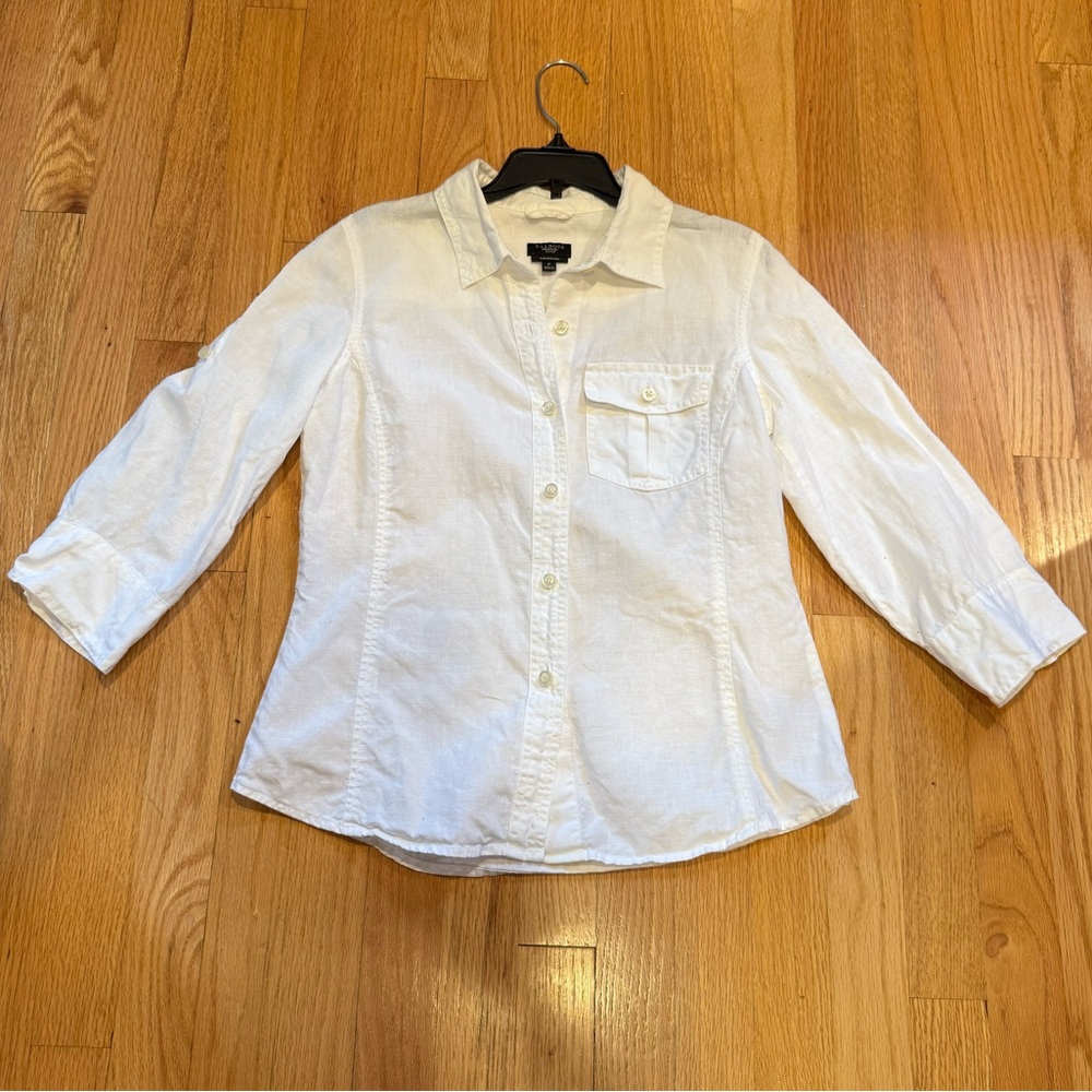 Talbots Pure Irish Linen Shirt PP